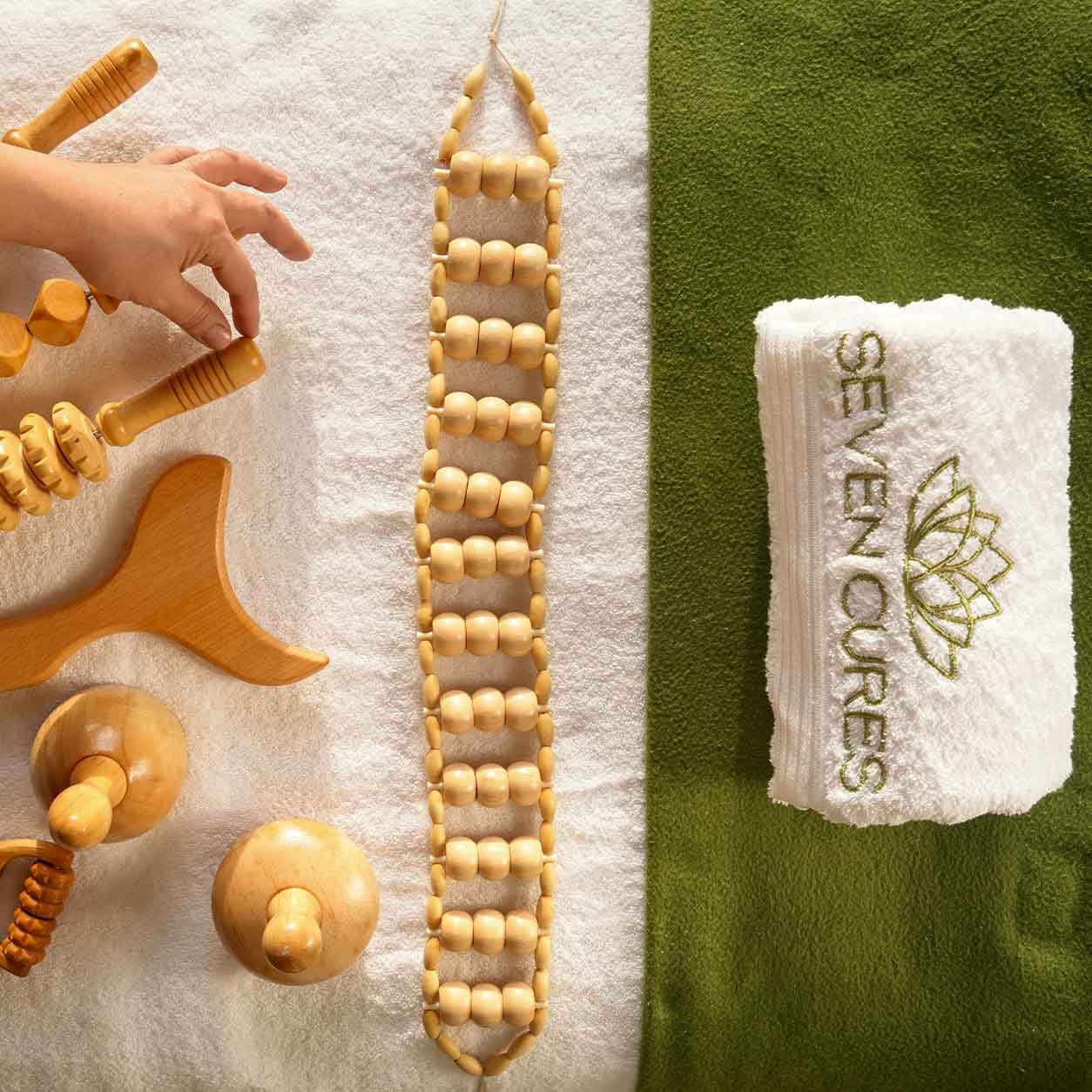 تجهيز مساج منزلي من سفن كيور في الرياض