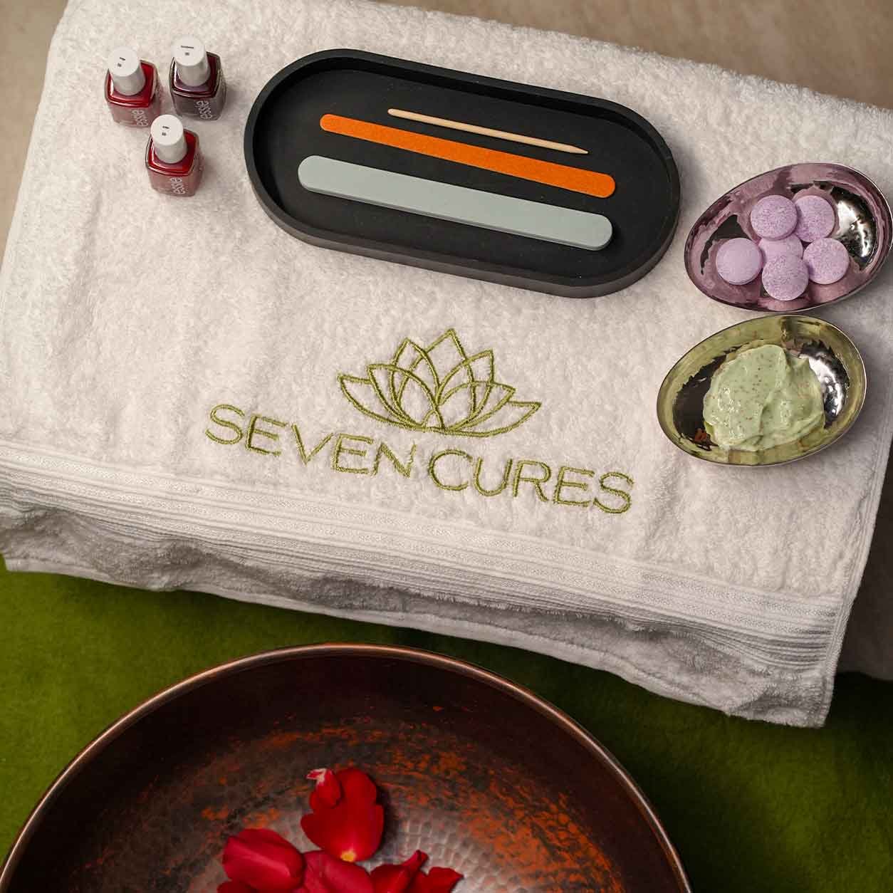 Seven Cures home massage and spa setup in Riyadh