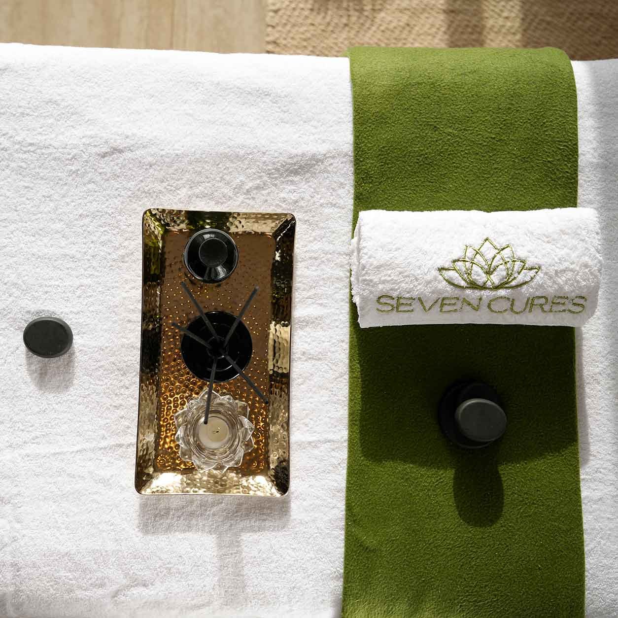 Hot stone massage for women by Seven Cures in Riyadh